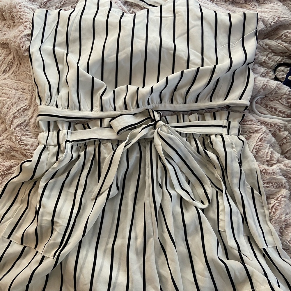 Navy Striped Two Piece Set - Picture 4 of 4
